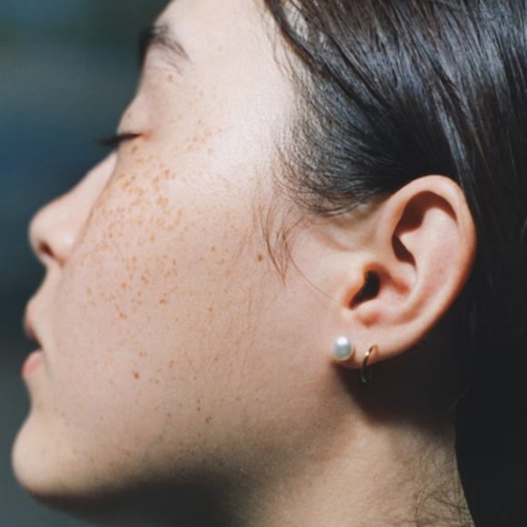 MARIA BLACK baroque twirl earring - Picture 2 of 4